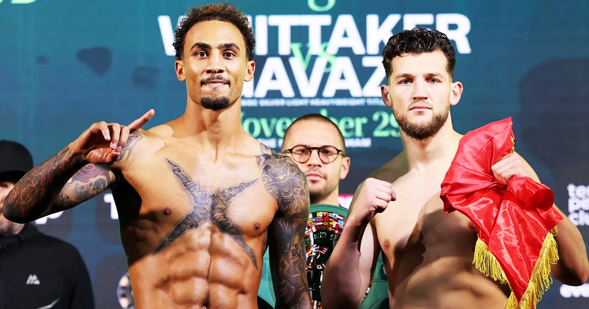 Whittaker vs Gavazzi: Ringwalk Times in the USA, the UK, Riyadh, and Australia