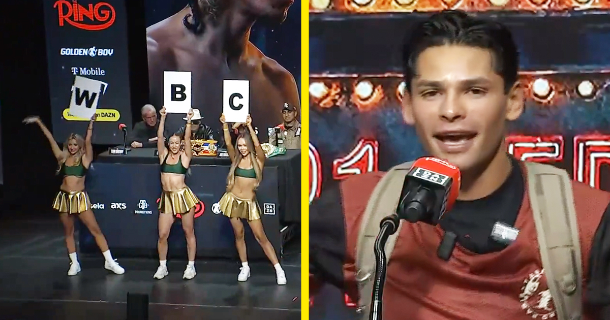 "I Love WBC!": Ryan Garcia Makes Bizarre Declaration of Love at Press Conference for Barrios Fight