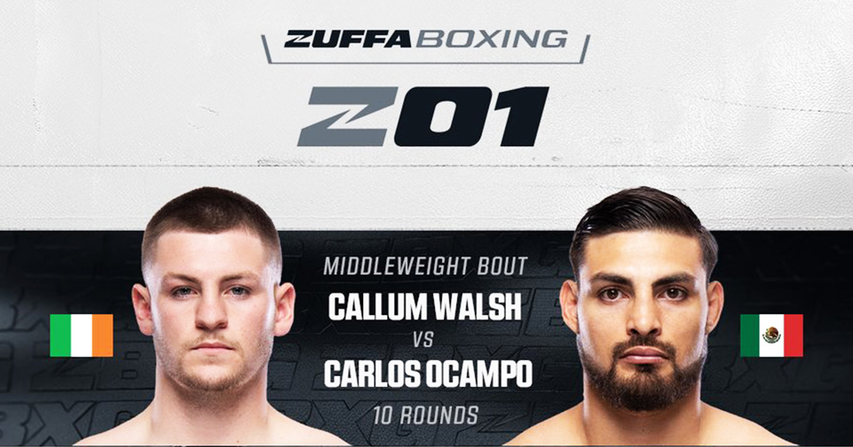 Zuffa Boxing Officially Announces Lineup for Debut Z01 Tournament
