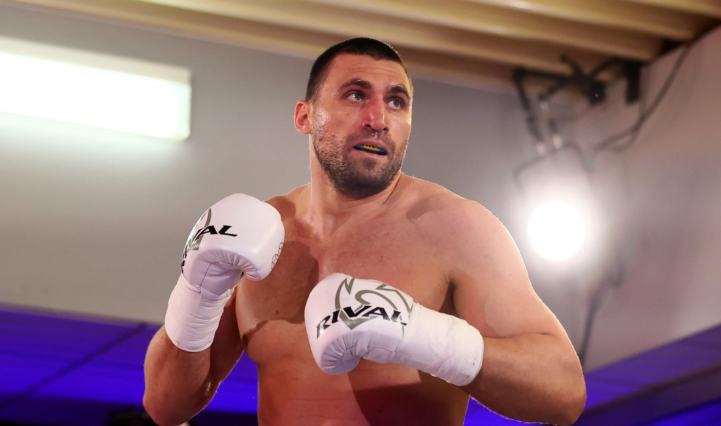 Viktor Vykhryst scores 29-second KO to win WBO European heavyweight title