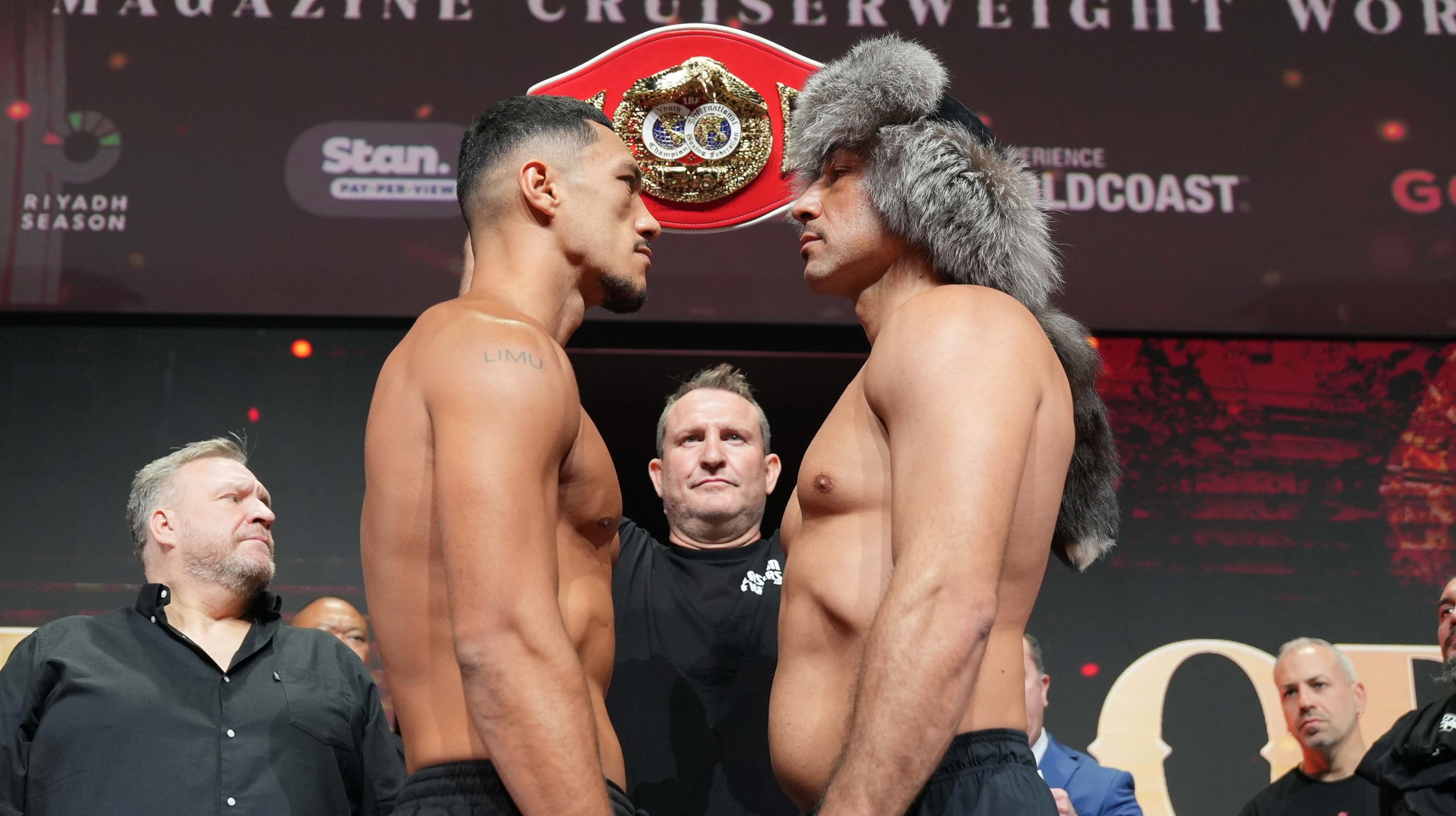 Huseyin Cinkara Slightly Heavier Than Jai Opetaia at Weigh-In